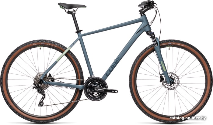 

Велосипед Cube Nature Pro L 2021 (сине-зеленый)
