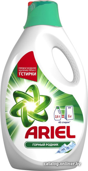 

Гель для стирки Ariel Горный Родник 2.6 л