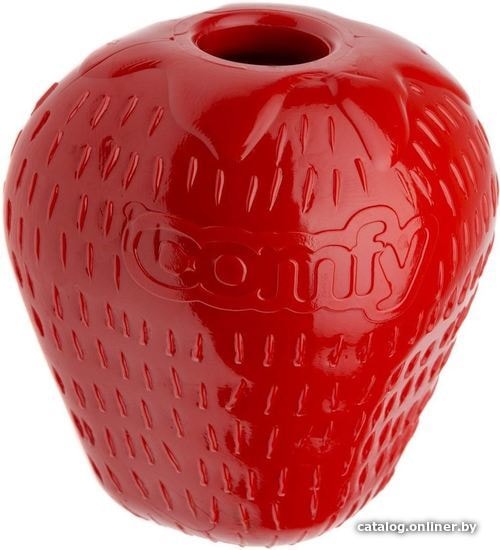 

Игрушка для собак Comfy Клубника 7.5 см красная