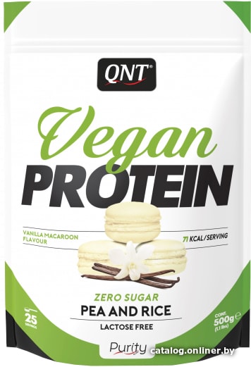 

Протеин QNT Vegan Protein (ваниль, 500 г)