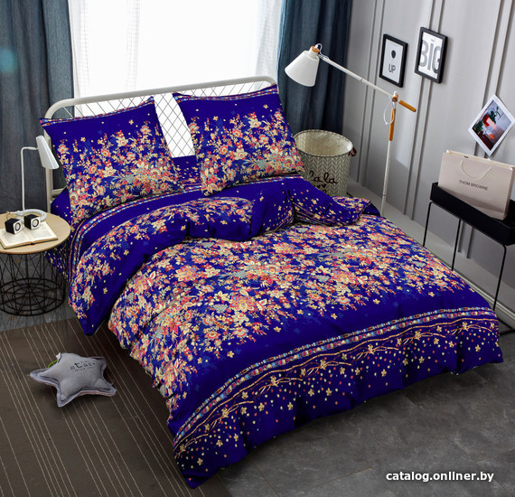 

Постельное белье Amore Mio Shine евро 25939 (синий)