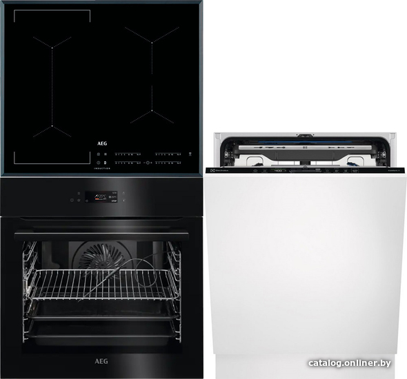 

Комплект встраиваемой техники AEG BPE742380B + IKE64441FB + Electrolux KECB8300L