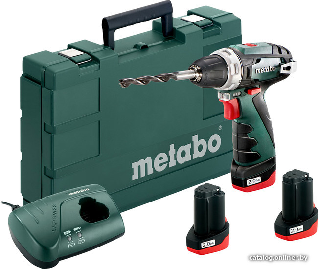 

Дрель-шуруповерт Metabo PowerMaxx BS Basic Set 600080960 (с 3-мя АКБ)