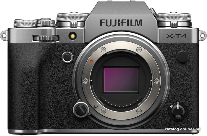 

Беззеркальный фотоаппарат Fujifilm X-T4 Body (серебристый)