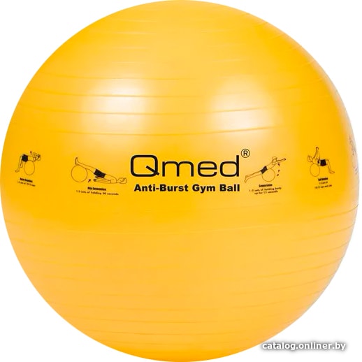 

Гимнастический мяч Qmed ABS Gym Ball 45 см (желтый)