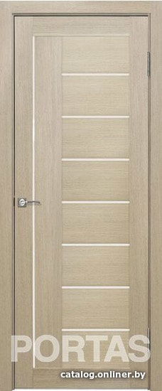 

Межкомнатная дверь Portas S29 90x200 (лиственница крем, стекло lacobel белый лак)