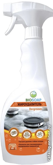 

Средства для посудомоечных машин BIOSOAP Degreaser 750 мл