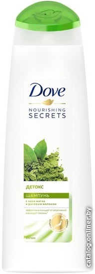 

Шампунь Dove Nourishing Secrets детокс с матча и рисовым молоком 250 мл