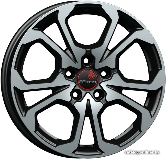 

Литые диски Vector R242 17x6.5" 5x114.3мм DIA 66.1мм ET 50мм черный с проточкой
