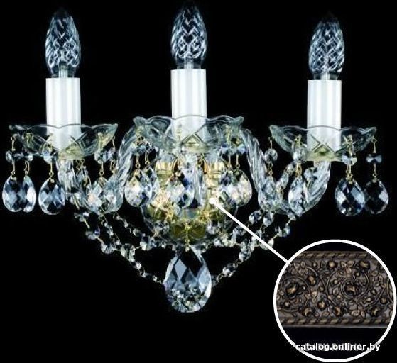 

Бра ArtGlass Marion Iii. Dark Patina Sp