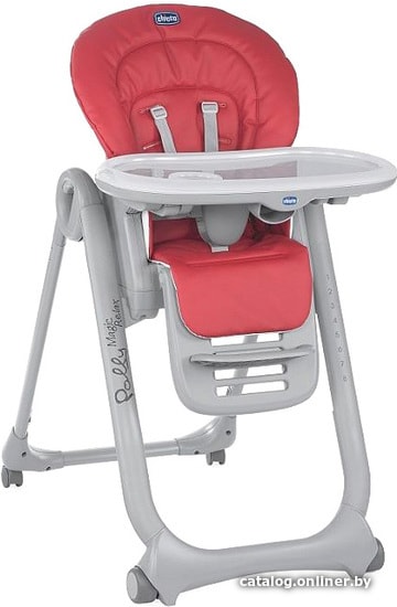

Высокий стульчик Chicco Polly Magic Relax (scarlet)
