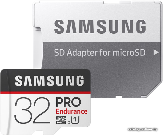 

Карта памяти Samsung PRO Endurance microSDHC 32GB + адаптер