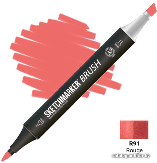 

Маркер художественный Sketchmarker Brush Двусторонний R91 SMB-R91 (румяна)