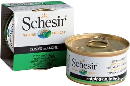 

Консервированный корм для кошек Schesir Nature for Tuna with Algae 0.085 кг