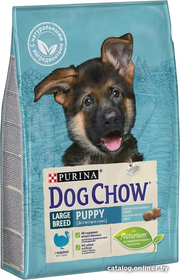 

Сухой корм для собак Purina Dog Chow Puppy Large Breed 2.5 кг