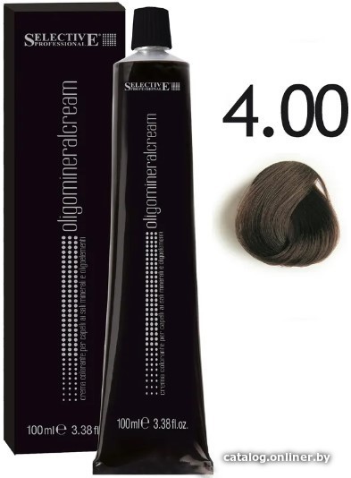 

Крем-краска Selective Professional Oligomineral Cream 4.00 86004 (100 мл, каштановый)