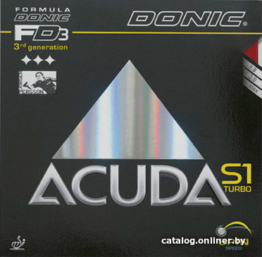

Накладка на ракетку Donic Acuda S1 Turbo (max, красный)