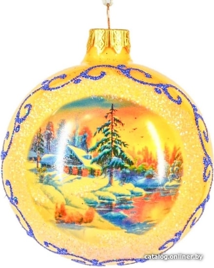 

Елочная игрушка Грай Пейзаж-3 Ш80-25