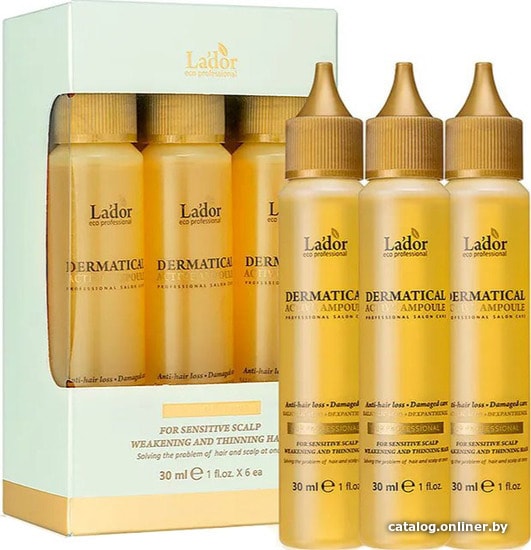 

Сыворотка La'dor от выпадения волос Dermatical Active Ampoule 6x30 мл