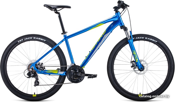 

Велосипед Forward Apache 27.5 2.2 disc р.15 2021 (синий)
