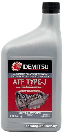 

Трансмиссионное масло Idemitsu ATF Type-J 0.946л