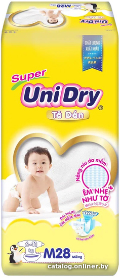 

Подгузники UniDry Super M (28 шт)