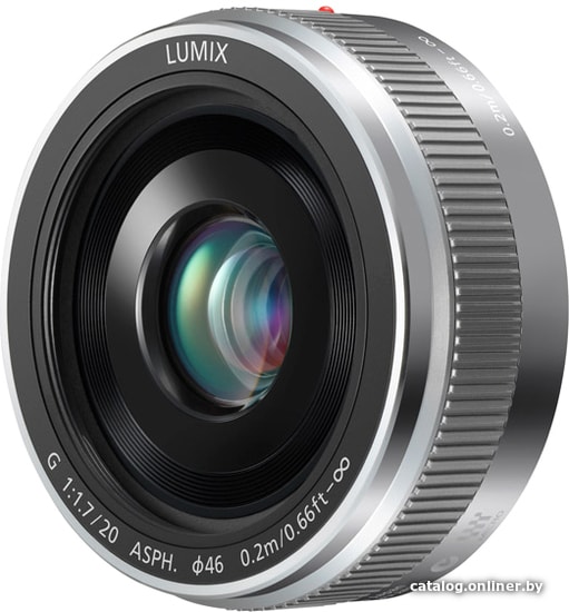 

Объектив Panasonic LUMIX G 20mm F1.7 II ASPH. (серебристый)
