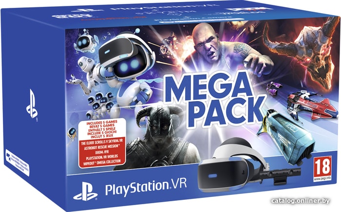 

Очки виртуальной реальности Sony PlayStation VR v2 Mega Pack