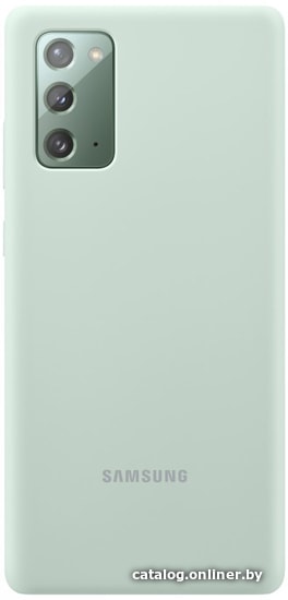 

Чехол для телефона Samsung Silicone Cover для Galaxy Note 20 (мятный)