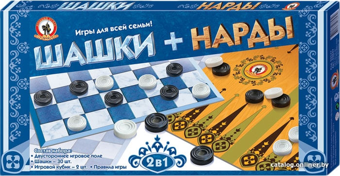 

Шашки/нарды Русский стиль 02021