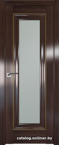 

Межкомнатная дверь ProfilDoors 24X 90x200 (орех сиена золото/стекло матовое)