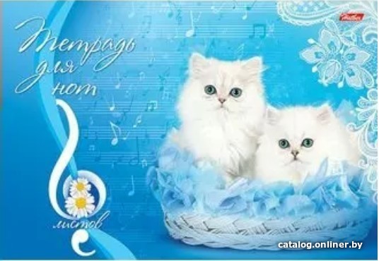 

Тетрадь нотная Hatber Котенок в корзинке 8ТдН4_03901 (8 л)