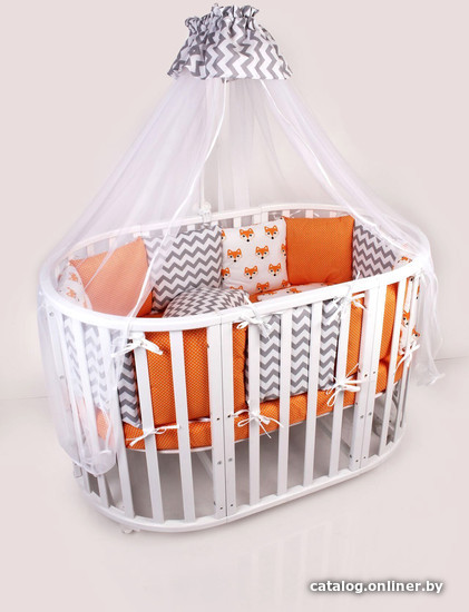 

Постельное белье Amarobaby Lucky (19 предметов, оранжевый)
