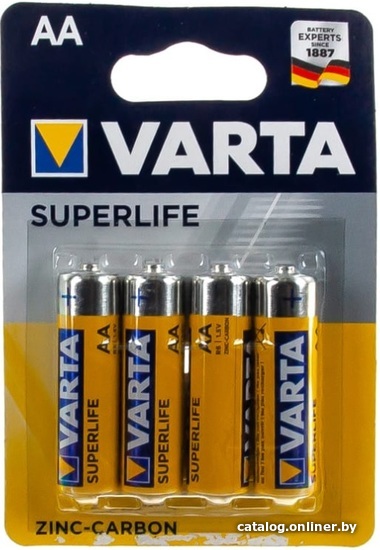 

Батарейка Varta Superlife Ming 4AA R6P 02006101414 (4 шт)