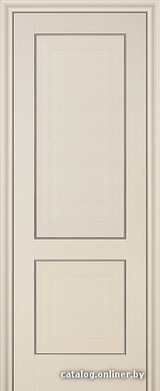 

Межкомнатная дверь ProfilDoors 27X 40x200 (эш вайт/молдинг серебро)