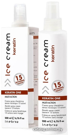 

Крем-спрей Inebrya 15 в 1 Keratin One Multiaction 200 мл