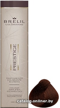 

Крем-краска для волос Brelil Professional Colorianne Prestige 7/43 медно-золотистый блонд