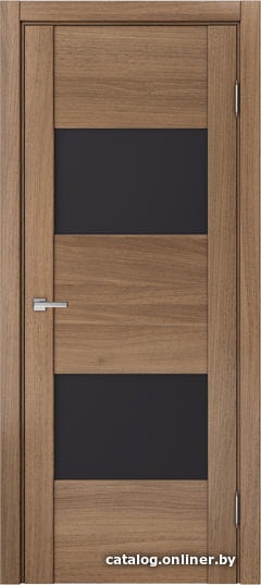 

Межкомнатная дверь MDF-Techno Dominika Classic 221 80x200 (орех золотистый, лакобель черный)