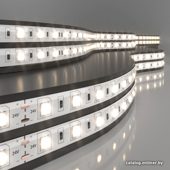 

Светодиодная лента Elektrostandard 24V 14.4W 60Led 5050 IP65 теплый белый, 5м