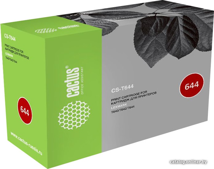

Картридж CACTUS CS-T644 (аналог Lexmark 64015HA/64004HA/64035HA/64016HE/64004HE)