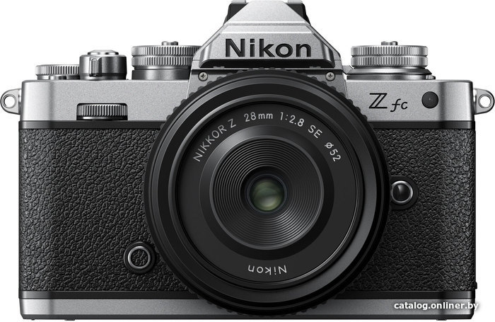 

Беззеркальный фотоаппарат Nikon Z fc Kit 28mm (черный/серебристый)