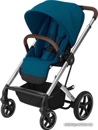 

Универсальная коляска Cybex Balios S Lux 2020 (2 в 1, серебристая рама, river blue)