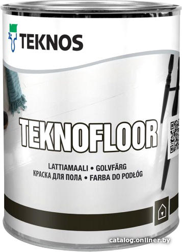 

Краска Teknos Teknofloor 0.9л (база 1)
