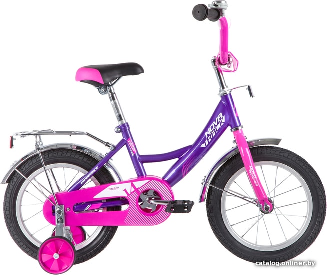 

Детский велосипед Novatrack Vector 14 2020 143VECTOR.LC20 (фиолетовый/розовый)