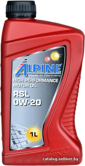 

Моторное масло Alpine RLS 0W-20 1л