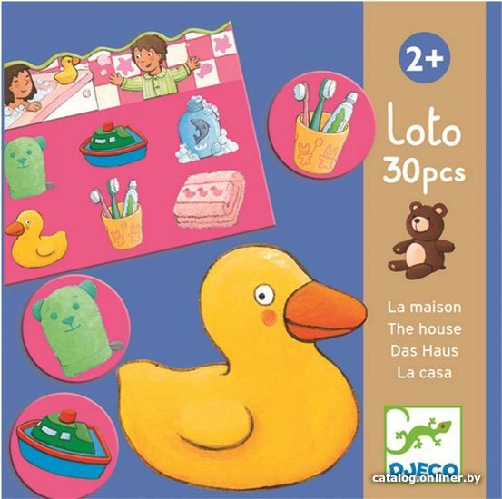 

Развивающая игра Djeco Лото Дом 08121
