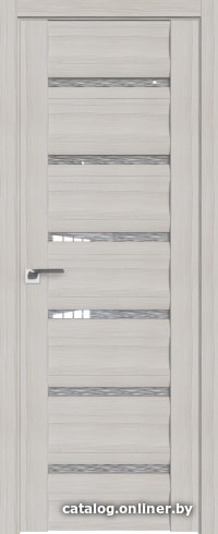 

Межкомнатная дверь ProfilDoors 57X 70x200 (эш вайт мелинга/стекло дождь белый)