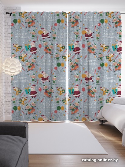 

Комплект штор JoyArty Подарки от Санты 1.45x2.65 м p_380799_145x265 (2 шт)