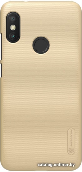 

Чехол для телефона Nillkin Super Frosted Shield для Xiaomi Mi A2 Lite/Redmi 6 Pro (золот.)