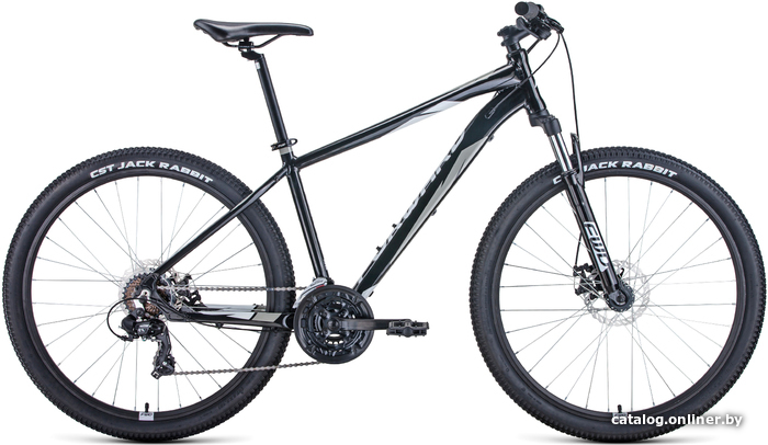 

Велосипед Forward Apache 27.5 2.0 D р.17 2022 (черный/серый)